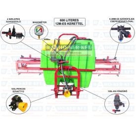 PERMETEZŐ SZÁNTÓFÖLDI 600L/12M LENGYEL